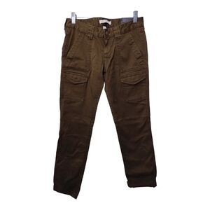 Loft by Ann Taylor Marisa Slim Leg Stretch Utility Cargo Pants Size 0